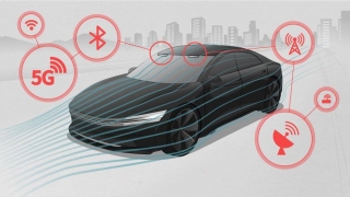 LG presenta una antena transparente para vehículos con Saint-Gobain Sekurit, en CES 2024