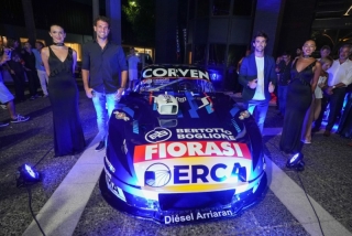 Manu Urcera presentó su nuevo auto para la temporada de TC 2024, junto a Moriatis Competición
