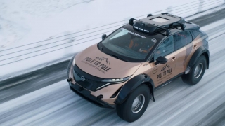 Nissan muestra el SUV eléctrico Ariya, que se utilizará para la expedición Pole to Pole