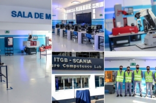 Scania inaugura “Future Competence Lab”, un taller para las prácticas técnicas de estudiantes