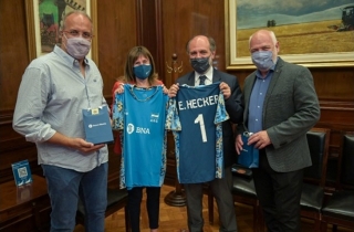 Deportes. Federación de Voley de Argentina agradeció el apoyo del Banco Nación al desarrollo del deporte en el país