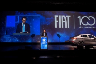 Fiat festeja el centenario de la radicación de la marca en la Argentina, con la presencia de autoridades internacionales