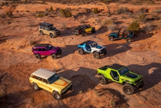 La marca de las 7 ranuras recorre los caminos en el 57° Easter Jeep Safari con una colección de nuevos Concepts