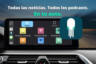 Squid lanza en nuestro mercado el servicio de podcast para autos, presentado en el Mobile World Congress 2024