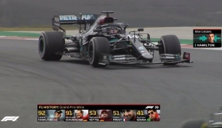 Fórmula 1. Lewis Hamilton, con Mercedes, logró, en forma brillante, la victoria 92 en el Gran Premio de Portugal