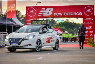 Nissan Leaf, el vehículo 100% eléctrico, será el guía de la carrera 15K de Buenos Aires, que se realiza mañana