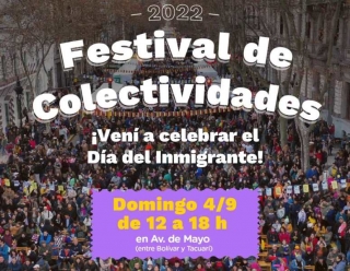El Gobierno de la Ciudad de Buenos Aires invita a el Festival de Colectividades, con más de 50 culturas