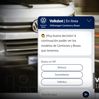 Volkswagen Camiones y Buses presenta Volksbot, un programa informático para atención de unidades