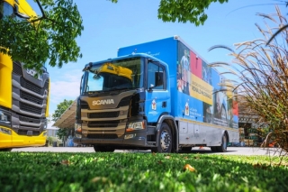 Scania Argentina acompañó a la Casa Ronald en la presentación de la nueva unidad pediátrica móvil