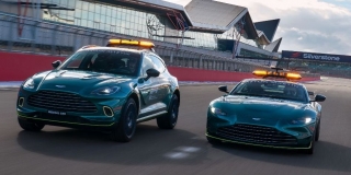 Fórmula 1. Aston Martin presentó los vehículos de seguridad, que alternará los servicios con los tradicionales de Mercedes-Benz 