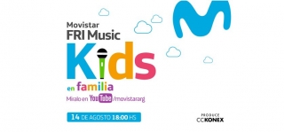Espectáculos. Movistar confirma que el sábado próximo se realiza el Fri Music Kids, por el canal oficial de Youtube