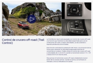Ford Argentina lanzó la primera plataforma Guía360 para conocer a fondo la Bronco Sport con las características
