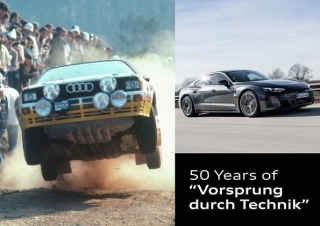 Audi da a conocer el 50 aniversario del slogan de la marca 