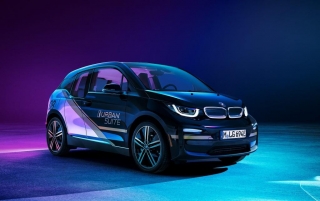 Presencia de BMW Group en el CES 2020, mostrando el novedoso vehículo eléctrico BMW  i3 Urban Suite