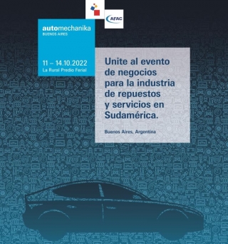 Automechanika Buenos Aires da a conocer las fechas en las que se realizará la exposición en La Rural