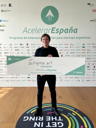 Enigma.art confirma que es la plataforma argentina ganadora de la edición 2022 de Acelerar España