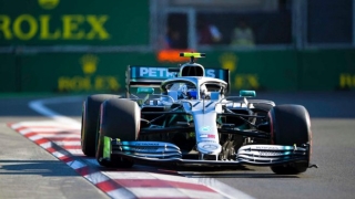 Fórmula 1. Valtteri Bottas, con Mercedes, brillante en el circuito urbano de Bakú, logró el primer lugar de la clasificación