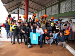 ANSV inauguró en Campo Viera una nueva base operativa de control y realizó una clínica para motociclistas