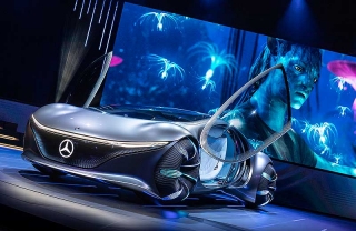 Mercedes-Benz muestra en el CES 2020, el flamante concept car Vision AVTR, para la movilidad sin emisiones