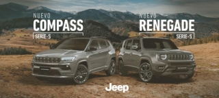 Jeep presenta la “Serie-S” para los modelos Compass y Renegade, ambos con el probado motor naftero turbo de 175 CV