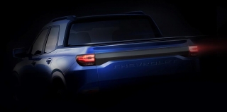 Chevrolet muestra la parte posterior de la nueva pickup Montana, que se presentará el mes próximo