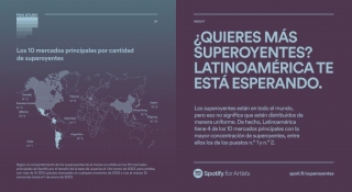 Spotify presenta una nueva edición de Fan Study con información sobre los Super Oyentes