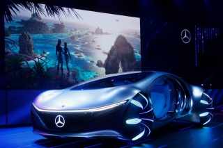 Mercedes-Benz, con el prototipo eléctrico Vision AVTR estará en la próxima aventura de la secuela de la película Avatar
