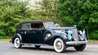Subastarán el Packard Super Eigth Derham Phaeton de 1939, que, entre otros, usaron Perón y Evita