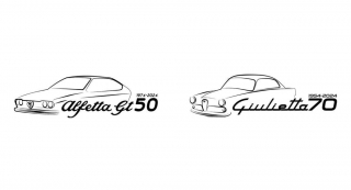 Alfa Romeo celebra los 70 años del Giulietta y los 50 años del Alfetta GT, con dos nuevos logotipos 