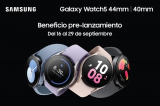 Marketing. Samsung lanza los nuevos relojes inteligentes y auriculares, adheridos a eVouchers y cuotas sin interés