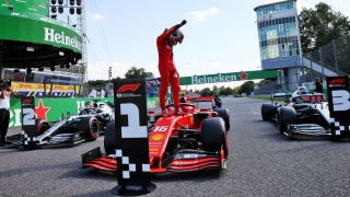 Fórmula 1. Charles Leclerc, con Ferrari, logró la absurda y patética clasificación del Gran Premio de Italia. Falta de respeto