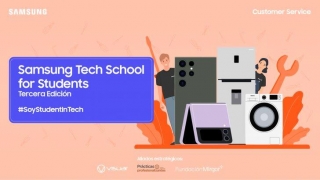 Samsung lanza una nueva edición de Tech School, junto a Visuar y Fundación Mirgor