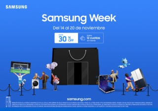 Se puso en marcha la nueva edición del Samsung Week con ofertas en pantallas, tablets y auriculares