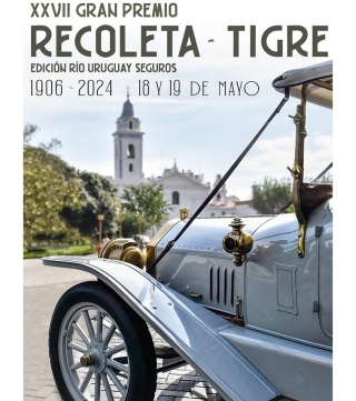 El Gran Premio Recoleta-Tigre, competencia de automóviles clásicos, se desarrolla el próximo fin de semana