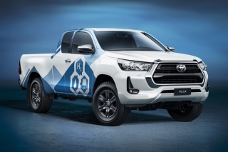 Toyota muestra un prototipo virtual en el camino hacia el hidrógeno, con la Hilux H2, que pronto será realidad